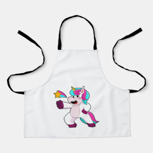 Unicorn with Star Apron