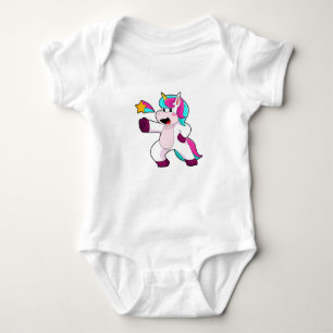 Unicorn with Star Baby Bodysuit