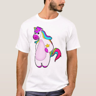 Unicorn with Star T-Shirt
