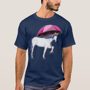 Unicorn with Umbrella T-Shirt