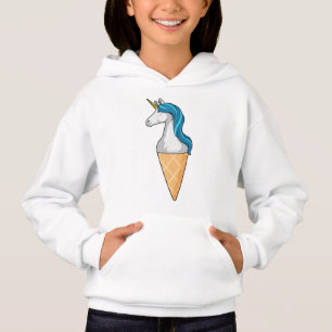 Unicorn with Waffle ice cream