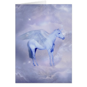 Unicorn with wings fantasy