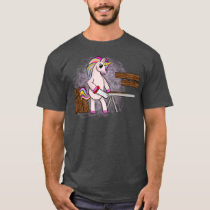 Unicorn woodworking T-Shirt