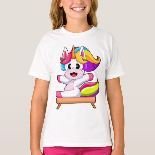 Unicorn Workout Gymnastics Fitness T-Shirt