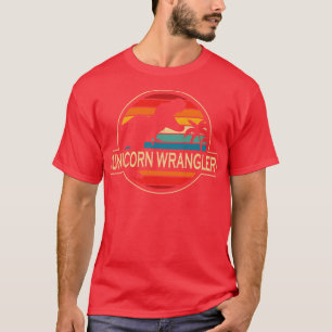 Unicorn Wrangler Dinosaur T-Shirt