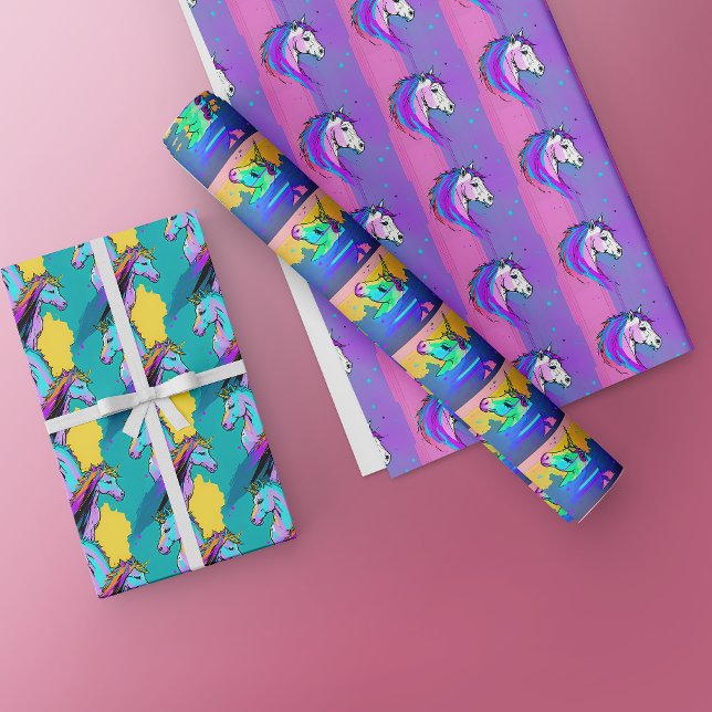 Unicorn Wrapping Paper - Unicorn Art Gift Wrap (Creator Uploaded)