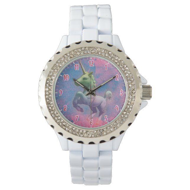 Unicorn Wrist Watch (Pink) (Front)