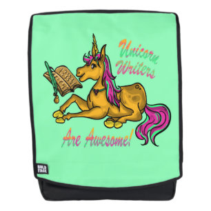 Unicorn Writers Are Awesome Backpack