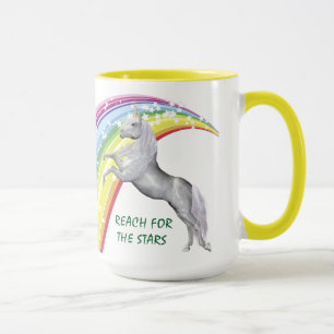 Unicorn Yellow 15 oz Combo Mug