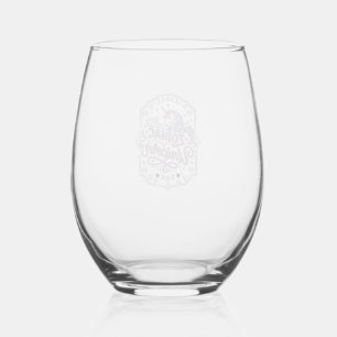 Unicorn Zodiac Unicorn Playful Cute Gift Design_1 Stemless Wine Glass