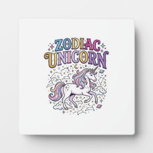 Unicorn Zodiac Unicorn Premium Vector Marketplace  Plaque