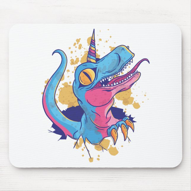 Unicornisaurus Mouse Pad (Front)