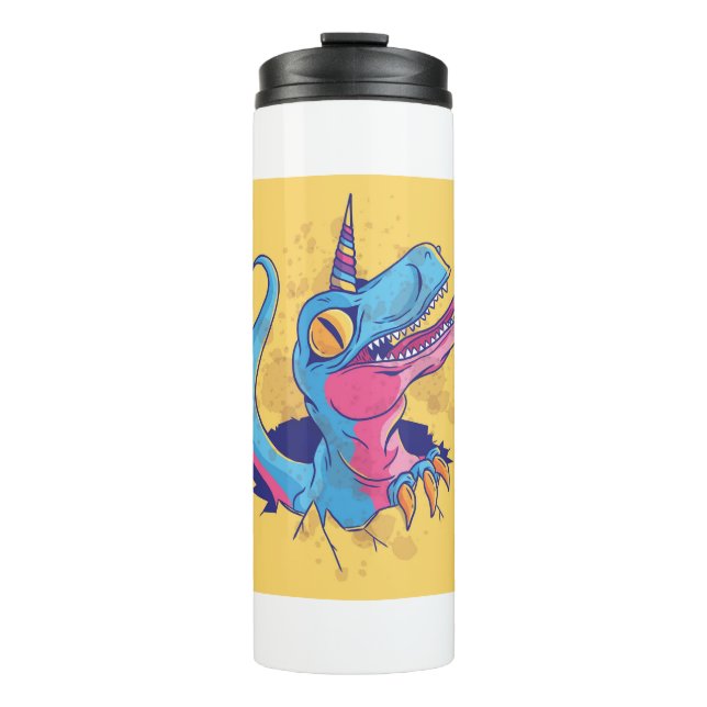 Unicornisaurus Thermal Tumbler (Front)