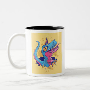 Unicornisaurus Two-Tone Coffee Mug
