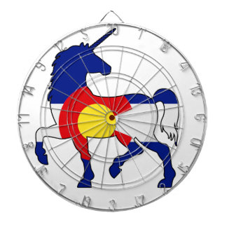 Unicorns and Colorado! Dartboard