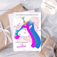Unicorns and Pink Hearts Birthday