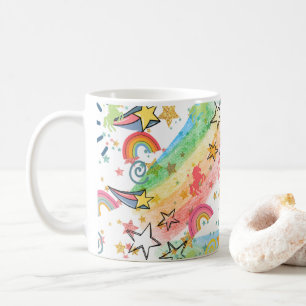 unicorns and rainbows coffee mug
