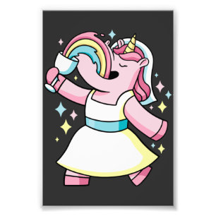 unicorns and rainbows  photo print