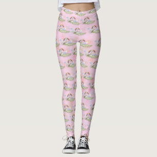 Unicorns and Rainbows(pink) Leggings