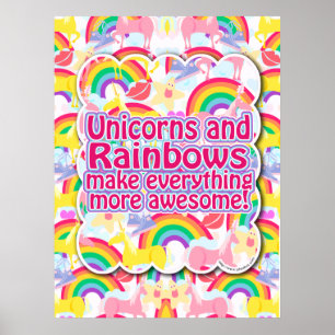 Unicorns and Rainbows The Poster! Poster