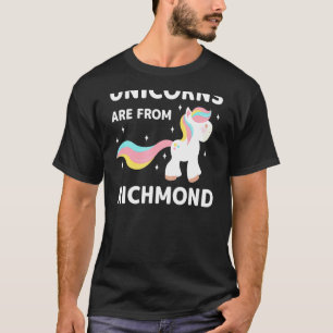 Unicorns Are From Richmond Virginia Resident Va Lo T-Shirt