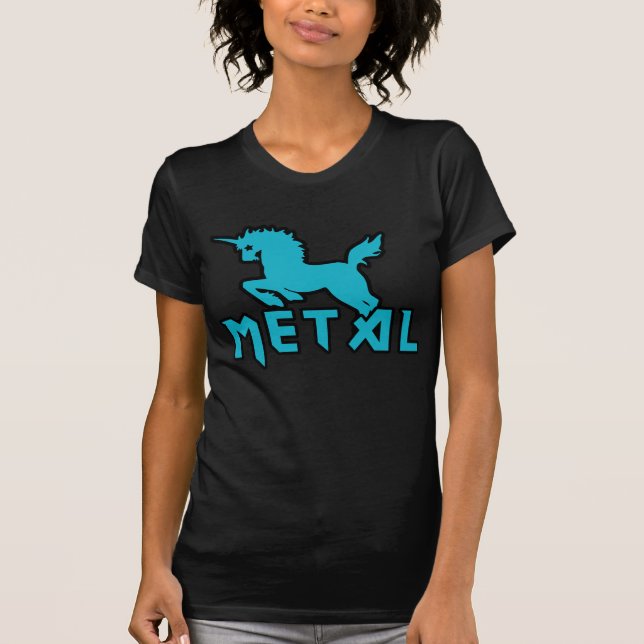 Unicorns are Metal T-Shirt (Front)