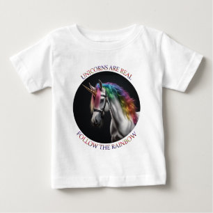 Unicorns are real baby T-Shirt