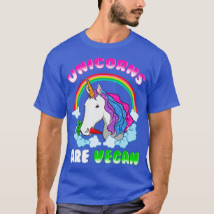 Unicorns Are Vegan Vegetarian T-Shirt