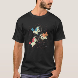 Unicorns Astronaut Outer Space Magical Animal Gala T-Shirt