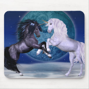 Unicorns Battle Mouse Pad
