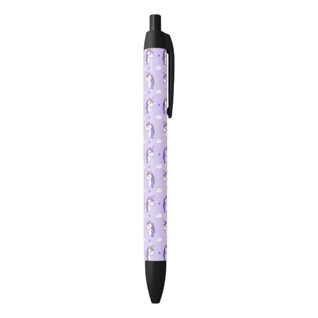 Unicorns Black Ink Pen (Bottom (Vertical))