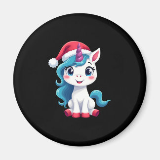 Unicorns Christmas_Santa Claus Unicorn Tank Top (1 Magnet