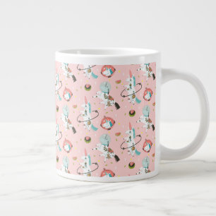Unicorns In Space Pattern Large Coffee Mug