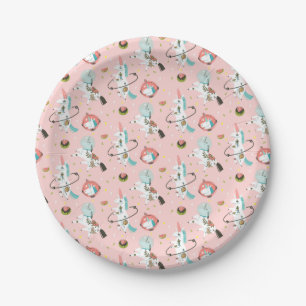 Unicorns In Space Pattern Paper Plate