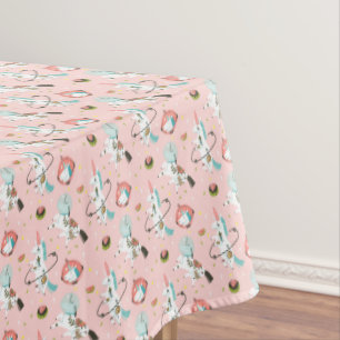 Unicorns In Space Pattern Tablecloth