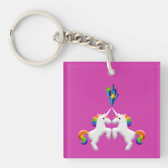 Unicorns Key Ring (Front)