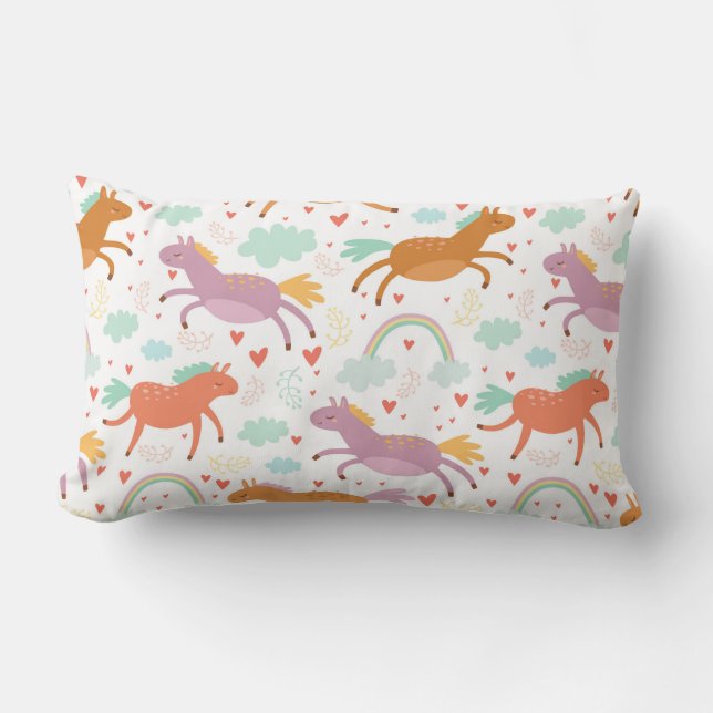 Unicorns Lumbar Cushion (Front)