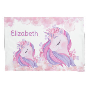Unicorns! Make bedtime magic with this custom Pillowcase