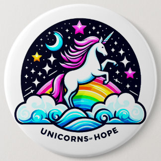 Unicorns of Hope 6 Cm Round Badge