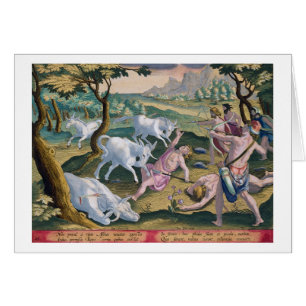 Unicorns on the Banks of the Indus, Hunted by Perm
