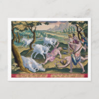 Unicorns on the Banks of the Indus, Hunted by Perm