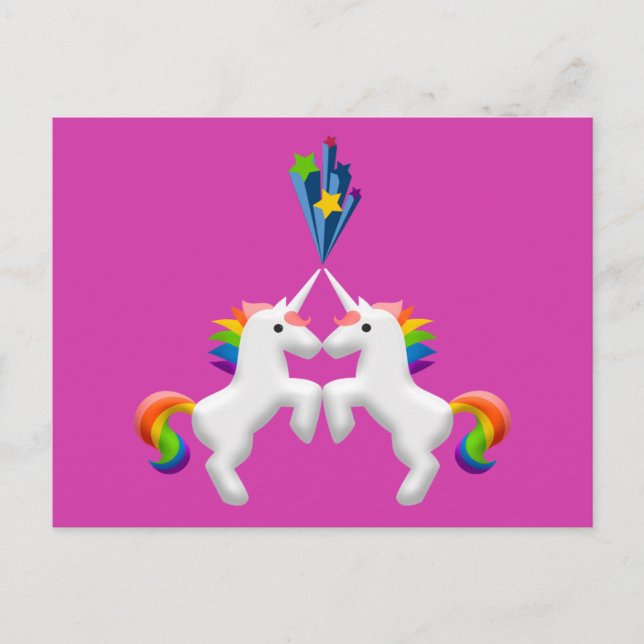 Unicorns Postcard (Front)