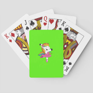 Unicorns Rainbows Clouds Playing Cards