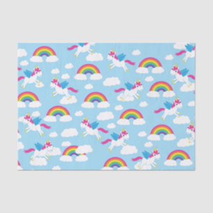 Unicorns & Rainbows Kid's Birthday Party Cute Tissue Paper
