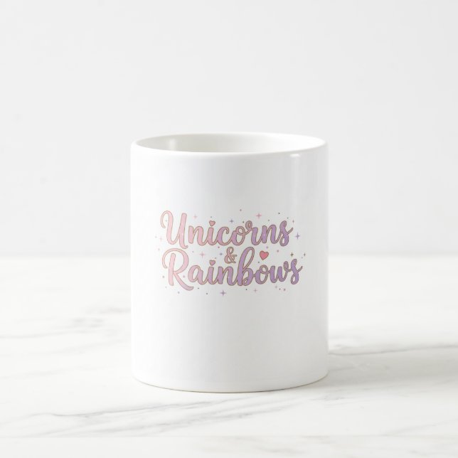 Unicorns & Rainbows Mug (Center)