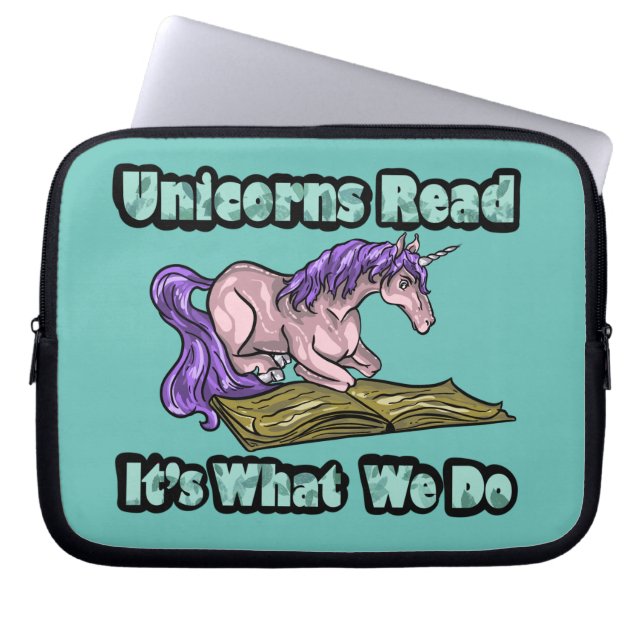 Unicorns Read - It's What We Do Book Sleeve (Front)