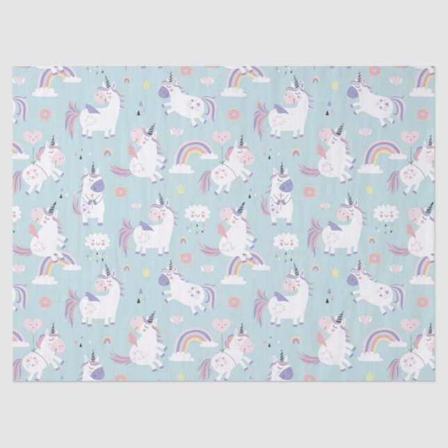 Unicorns Tissue Paper (Front)