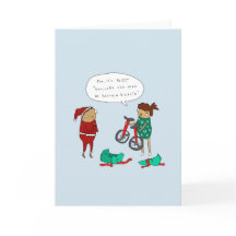 Unicycle Christmas | Funny Cycling Christmas Card