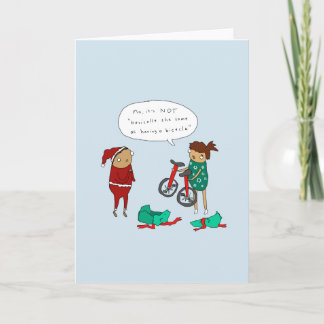 Unicycle Christmas | Funny Cycling Christmas Card
