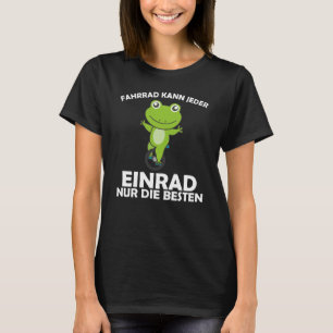 Unicycle Frog Unicyclist Frogs Circus T-Shirt